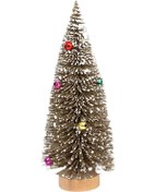 Resim Suntek Masa Üstü Yapay Yılbaşı Ağacı Koyu-altın-20cm 