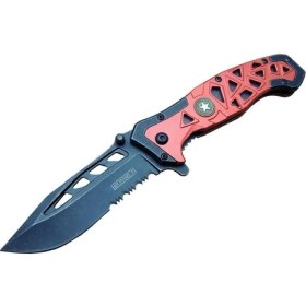 Resim Skygo Lanmark MX50 Testereli Outdoor Çakı 21 cm - Otomatik, Kemerlikli Pop 