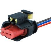 Resim TE Connectivity Krank Sensör Soketi 3 Pin Kablolu 