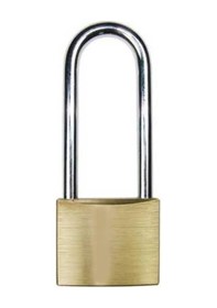 Resim Sarı Asma Kilit 32mm - Uzun 