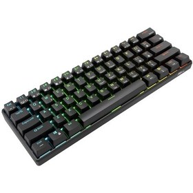 Resim Royal Kludge RK61 RK61SM-BLAC-H %60 Kablosuz Us Gaming Klavye 