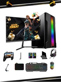 Resim RAMTECH BF STYLE EKSTRA İ5-660 8RAM 240SSD 500HHD R7 240 24"LED MONİTÖR OYUNCU PC 