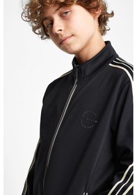 Resim Lescon Çocuk Fermuarlı Sweatshirt 25n-3155 Siyah 