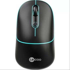 Resim Lenovo Lecoo WS210 Wifi+ Bluetooth Kablosuz 2.4ghz Siyah 4 Tuşlu Şarjlı Sessiz Kompakt Mouse 