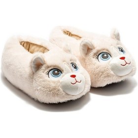 Resim Twigy Kontes Kadın Hayvanlı Panduf Bej 36/41 CC0581 