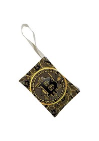 Resim Unisex Bitcoin Portföy Clutch Çanta 
