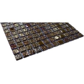 Resim MozaiKristaL Yapıların Tüm Yüzeylerinde Kullanılabilir, Dayanıklı, Dekoratif, Estetik ve Şık Cam Mozaik. Cam Ölçüsü: 25X25 Mm. File Ölçüsü: 31.5X31.5 Cm. ( 1 Koli = 1 M2 Fiyatıdır ) 