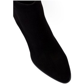 Resim Deery Hakiki Süet Siyah Kadın Bot Siyah (539893749) Siyah 