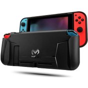 Resim Nintendo Switch Uyumlu Tpu Koruyucu Kabuk Entegre Ns Koruyucu Kılıf Tabana Yerleştirilebilir Siyah 