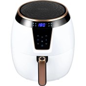 Resim Beyaz 5,5 Lt Sıcak Hava Fritözü, Sağlıklı ve Hızlı Pişirme Keyfi 