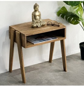 Resim Ahşap Komodin Sehpa Yan Sehpa Açık Raf 5316 