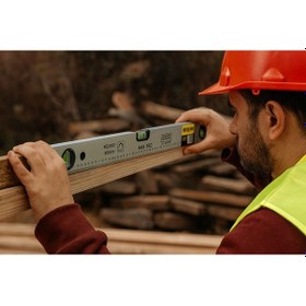 Resim Mıknatıslı Su Terazisi 500 Mm Alüminyum Gövde 3 Ölçüm Penceresi Hs-0161 