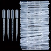 Resim 30 Adet Atık Plastik Damlacıklar, 3ml/1ml Pipetler Ölçekli, Yuvarlak, Kokusuz, Laboratuvar ve El Sanatları Kullanımı İçin Yalnızca El Yıkama ile 
