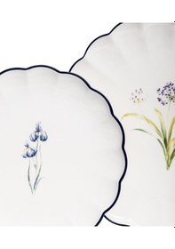 Resim Maxx Doria Flower Blue 6 Kişilik 29 Parça Kahvaltı Takımı Pa2084 Beyaz - Mavi 
