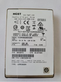 Resim HGST 200GB SSD SAS 12Gbps 2.5" HARD DRIVE MODEL HUSMH8020BSS204 REFRUBISHED 