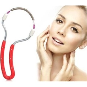 Resim Lasting Beauty Kaş Bıyık Alma Aleti Yüz Tüy Yayı Yüz Epilatör Epilasyon 