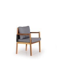 Resim Dynamic Masif Ahşap Iroko Ağacı Bahçe Balkon Salon Teras Masa Sandalye Takımı 