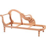 Resim Mobilya Baba Fil Oymalı Jozefin Cilasız Ham Ahşap 