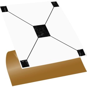 Resim Kendinden Yapışkanlı Siyah Geometrik Desenli Pvc Karo 30X30 cm (56 Adet) 5m2 