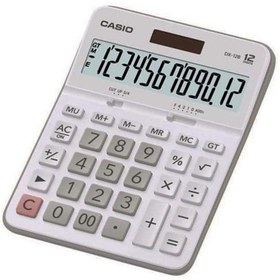 Resim Casio DX-12B-WE Beyaz 12 Hane Masa Üstü Hesap Makinesi 