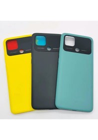 Resim Xiaomi Poco C40 İle Uyumlu Arka Pil Kapak Yeşil 