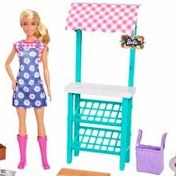 Resim Barbie Çiftçi Pazarı Oyun Seti HCN22 