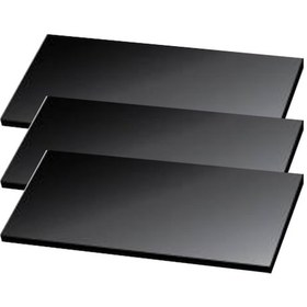 Resim Roney Model Rw10- 777 - 110x50x3mm Siyah Maske Camı 10 Ad. 