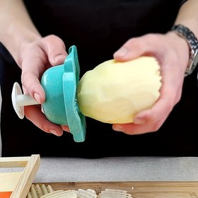 Resim 1 adet Reçine Parmak Koruyucu, Mandolin Dilimleyicileri ve Rendeleri için Uygun - Gıda Güvenliği Sebze Kesici Koruyucusu, Peynir ve Sebze Hazırlığı İçin Mükemmel 