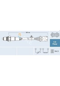 Resim Peugeot 308 Oksijen Sensoru 1.6 2008-2009 Fae 77494 