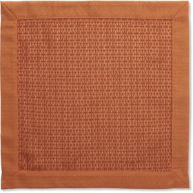 Resim Kiremit Geometrik Desenli 4lü Peçete Seti 