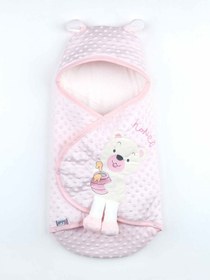 Resim Modakids Pembe Kız Bebek Ayıcıklı Nohut Kundak 