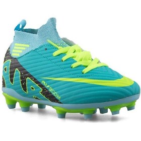 Resim La Liga Erkek 565 Bilekli Çoraplı Krampon Turkuaz Sarı Futbol 565 001 