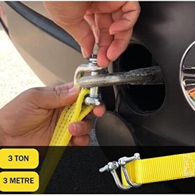 Resim Kkdavm 3 Metre Çelik Uçlu 3 Ton Çeki Halatı 