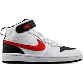 Resim Nike Nıke Court Borough Mıd 2 Beyaz Çocuk Spor Ayakkabı Cd7783110 Ç-154 001 