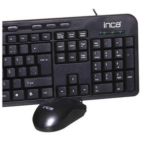 Resim Inca Imk-375t Q Türkçe Usb Multimedya Siyah Klavye+ Mouse-208129 