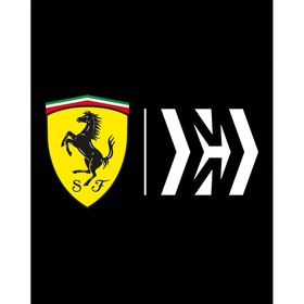 Resim Scuderia Ferrari Mission Büyük Sırt Patch Yama - Siyah 
