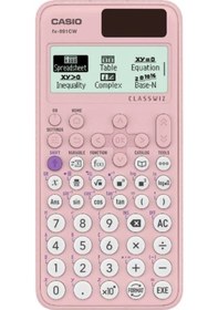 Resim Casio FX-991CW-W-DT ClassWiz Pembe Bilimsel Fonksiyonlu Hesap Makinesi 