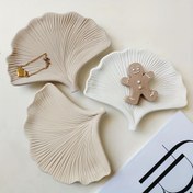 Resim 1 adet Ginkgo Tepsisi Silikon Kalıp Epoksi Reçine Ginkgo Yaprak Şekilli Yapraklar Tepsisi El Yapımı Bardak Altlığı, Bardak Altlıkları, Takı Tutucu, DIY Yapımı Ev Dekorasyon Sanat El Sanatları 