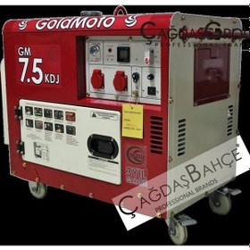 Resim Goldmoto Gm7.5Kdj Dizel Marşlı Kabinli Jeneratör 7.5 Kw Monofaze 