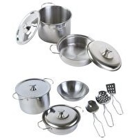 Resim Metal Yemek Tencere Tava Seti 8 Parça 