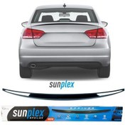 Resim Sunplex Vw Passat B7 Bagaj Üstü Spoiler Piano Black 