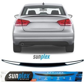 Resim Sunplex Vw Passat B7 Bagaj Üstü Spoiler Piano Black 