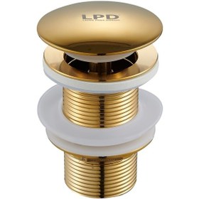 Resim Lpd Basmalı Lavabo Sifonu Altın 