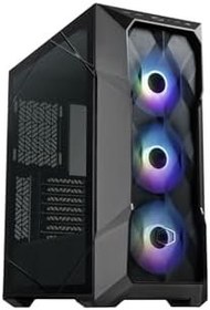 Resim Cooler Master MasterBox TD500 V2 Siyah ARGB USB 3.2 Tempered Glass ATX Mid Tower Kasa 