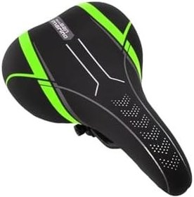 Resim Dorello WL-3705 Mtb Sele, Bisiklet Koltuğu Siyah Neon Yeşil, Bisiklet Selesi 