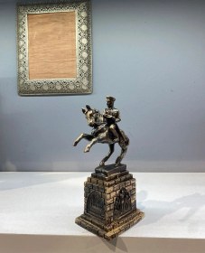 Resim Dekoratif Polyester Atatürk Onur Anıtı Heykeli Gold Eskitme 