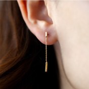 Resim 14 Ayar Altın Sallantılı Küpe N11.1011 