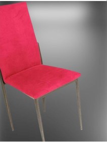 Resim Bengimobilya Sandalye Gözde Model Metal Transmisyon Nikelaj Kırmızı Renk Kumaş (532795413) 