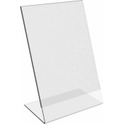 Resim Vkf Renzel (10 Adet)Akrilik Broşürlük Dikey L Stand A7 7.4*10.5 cm Föylük Pleksi Reklamlık Fiyatlık 