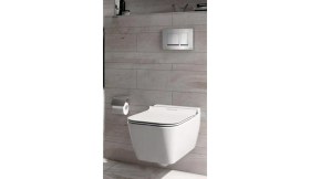 Resim Serel Rita 52 cm Kanalsız Asma Klozet Kapak Hariç RT26ADS110H 